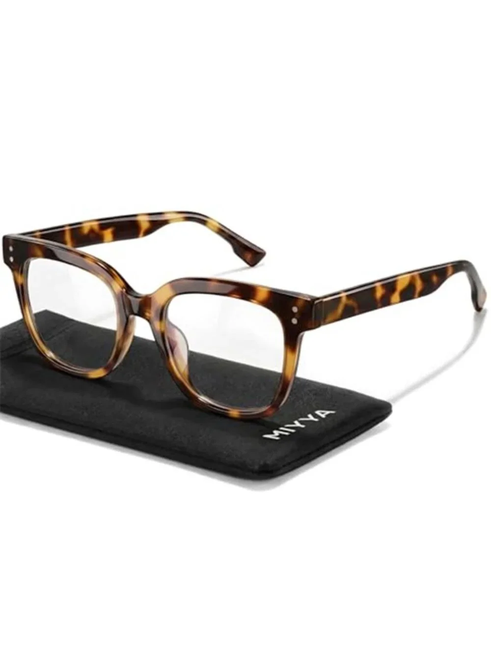 Blue Light Glasses for Women - Oversized UV & Blue Light Blocker Chunky Frames,